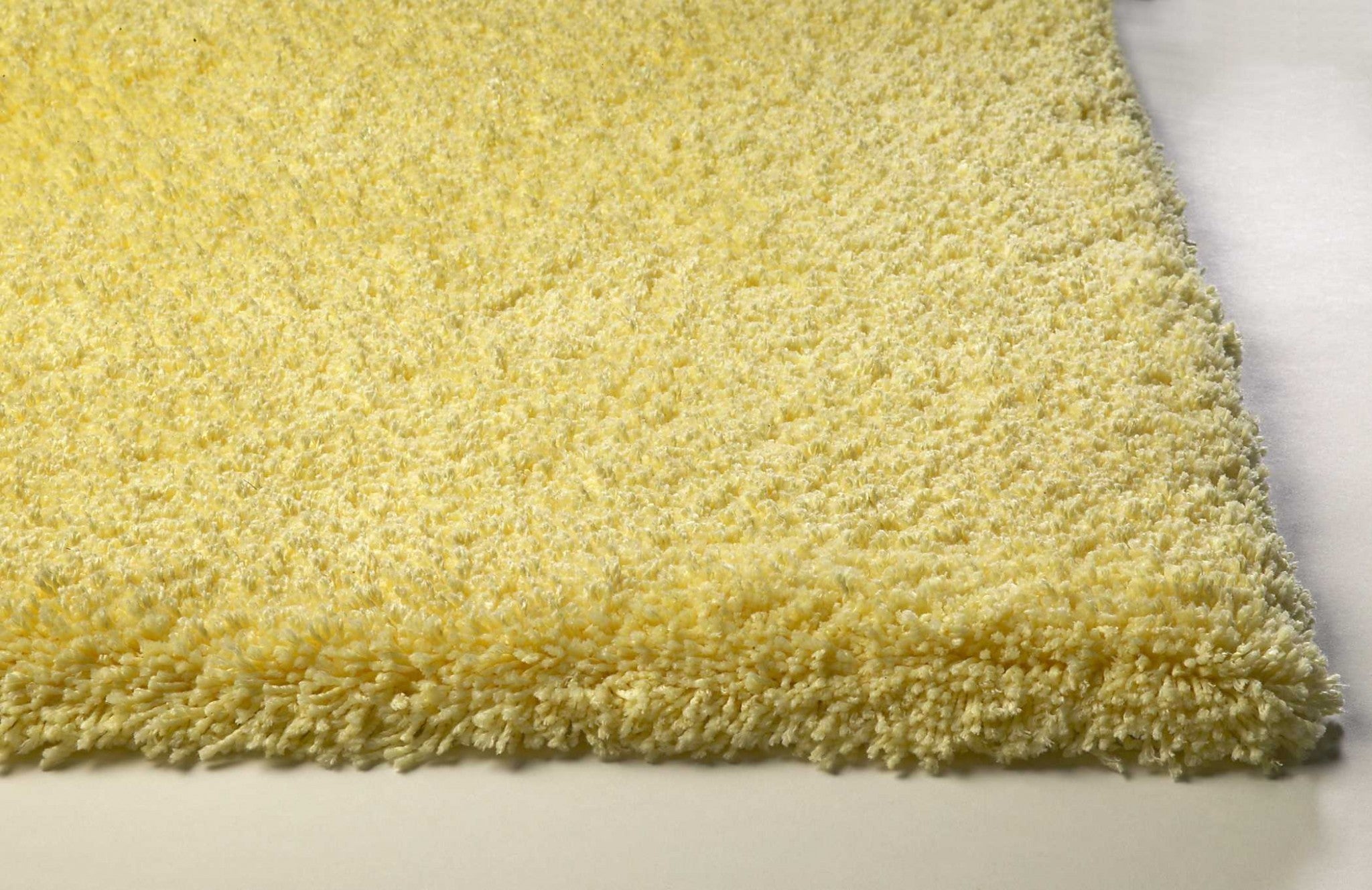 5'X7' Canary Yellow Indoor Shag Rug
