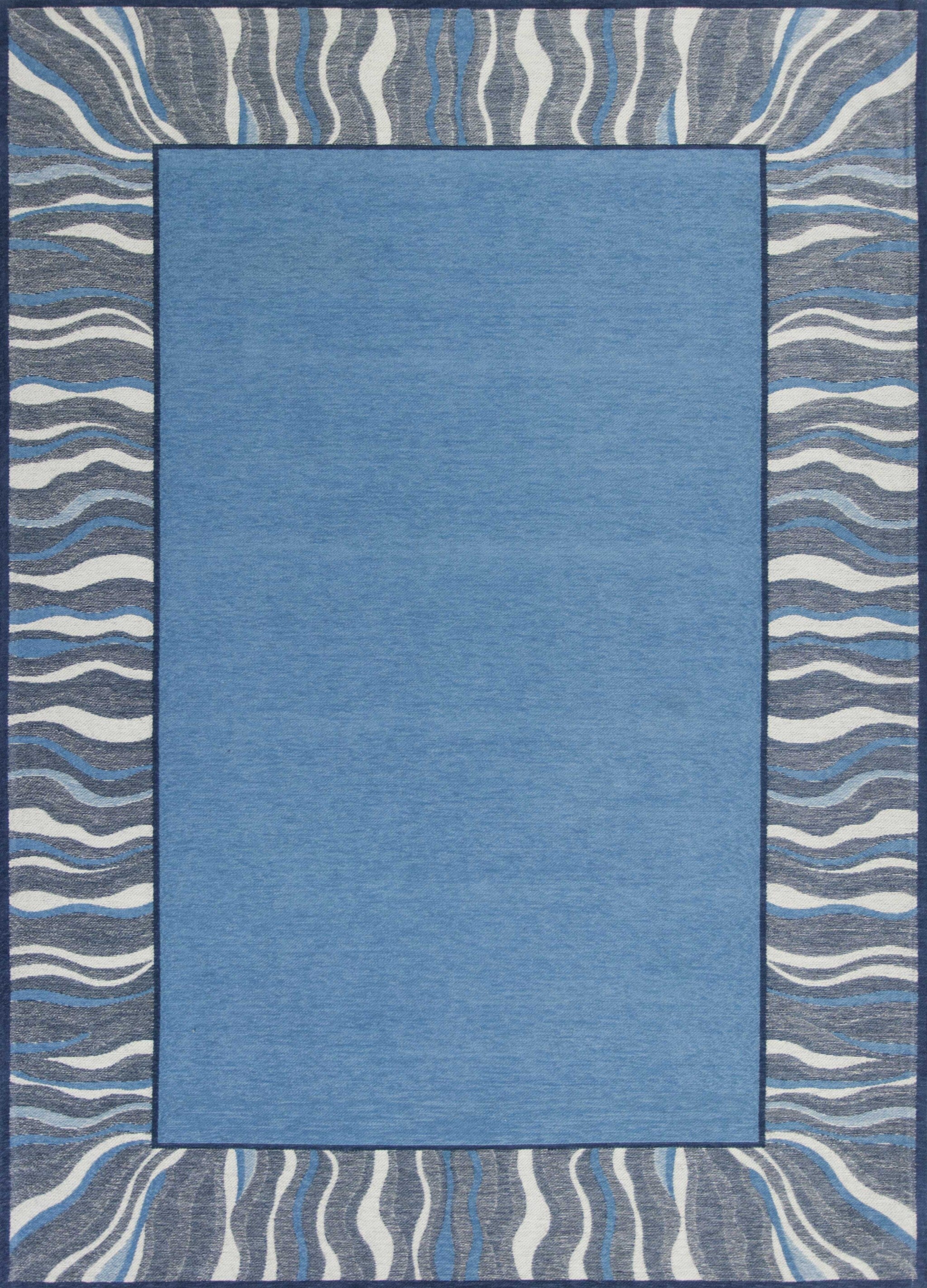 26 X 45 Polyester Denim Area Rug