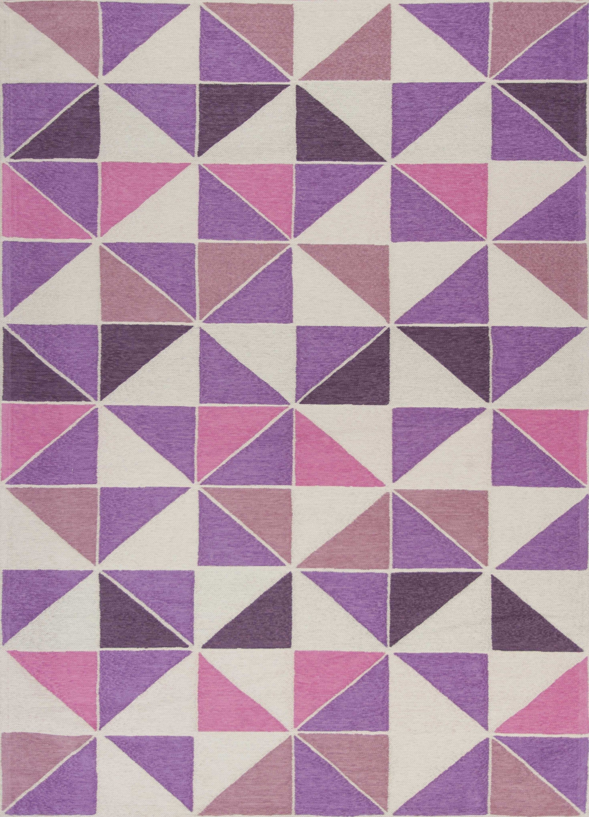 26 X 45 Polyester Ivory Pink Area Rug