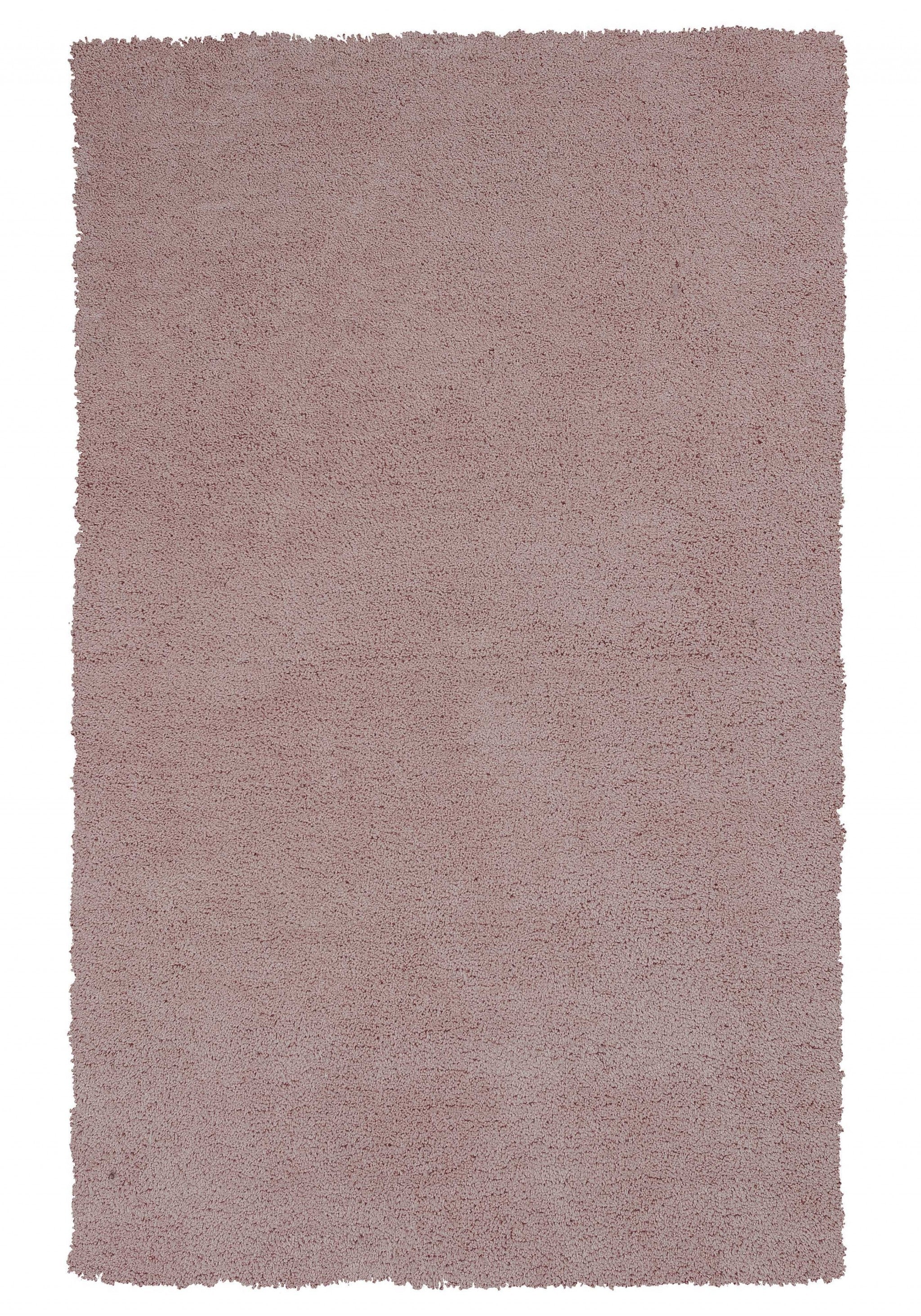 3' X 5' Rose Pink Plain Area Rug