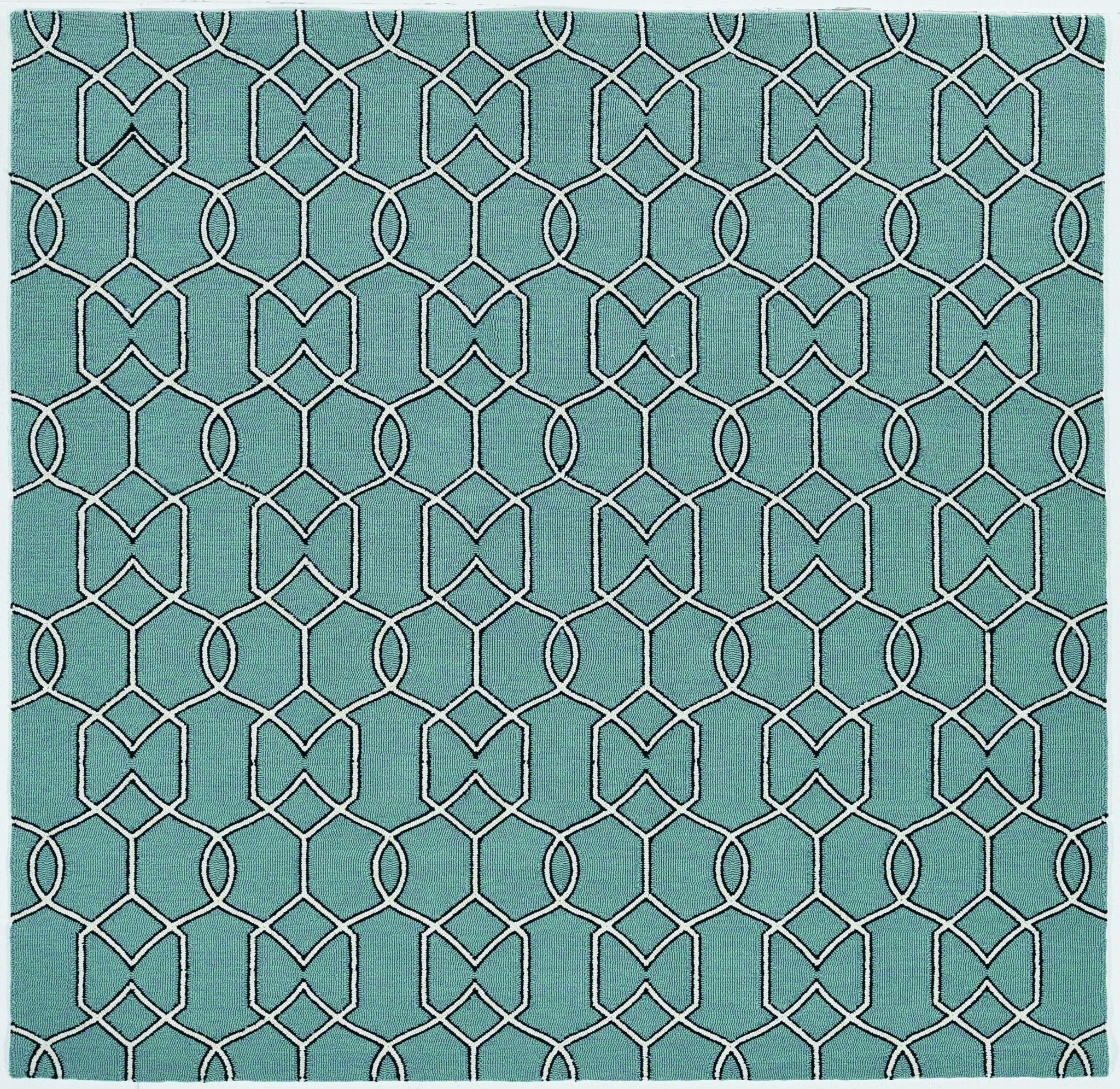 7' Square   Uv Treated Polypropylene Spa Area Rug