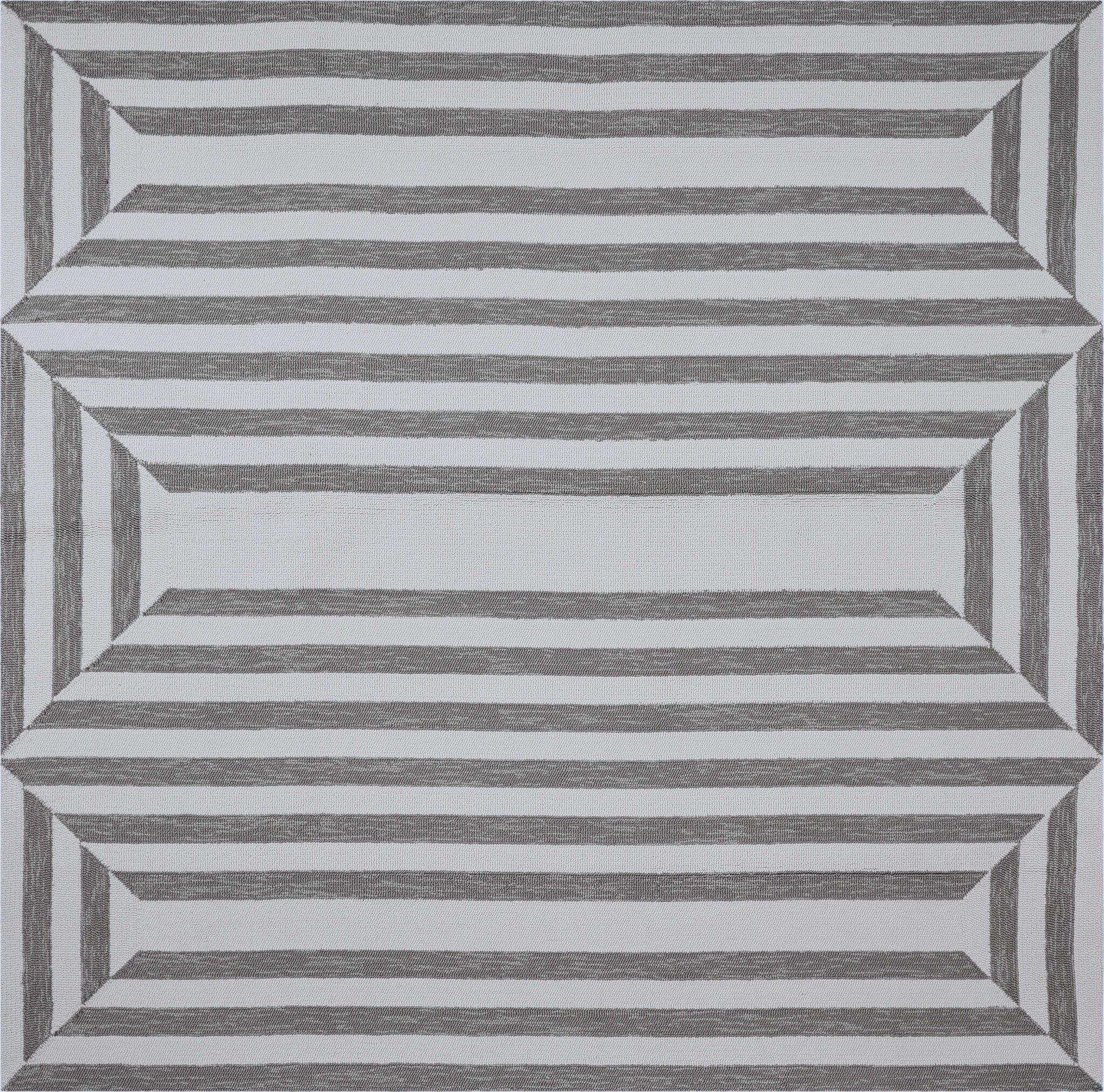 7' Square   Uv Treated Polypropylene Oatmeal Area Rug