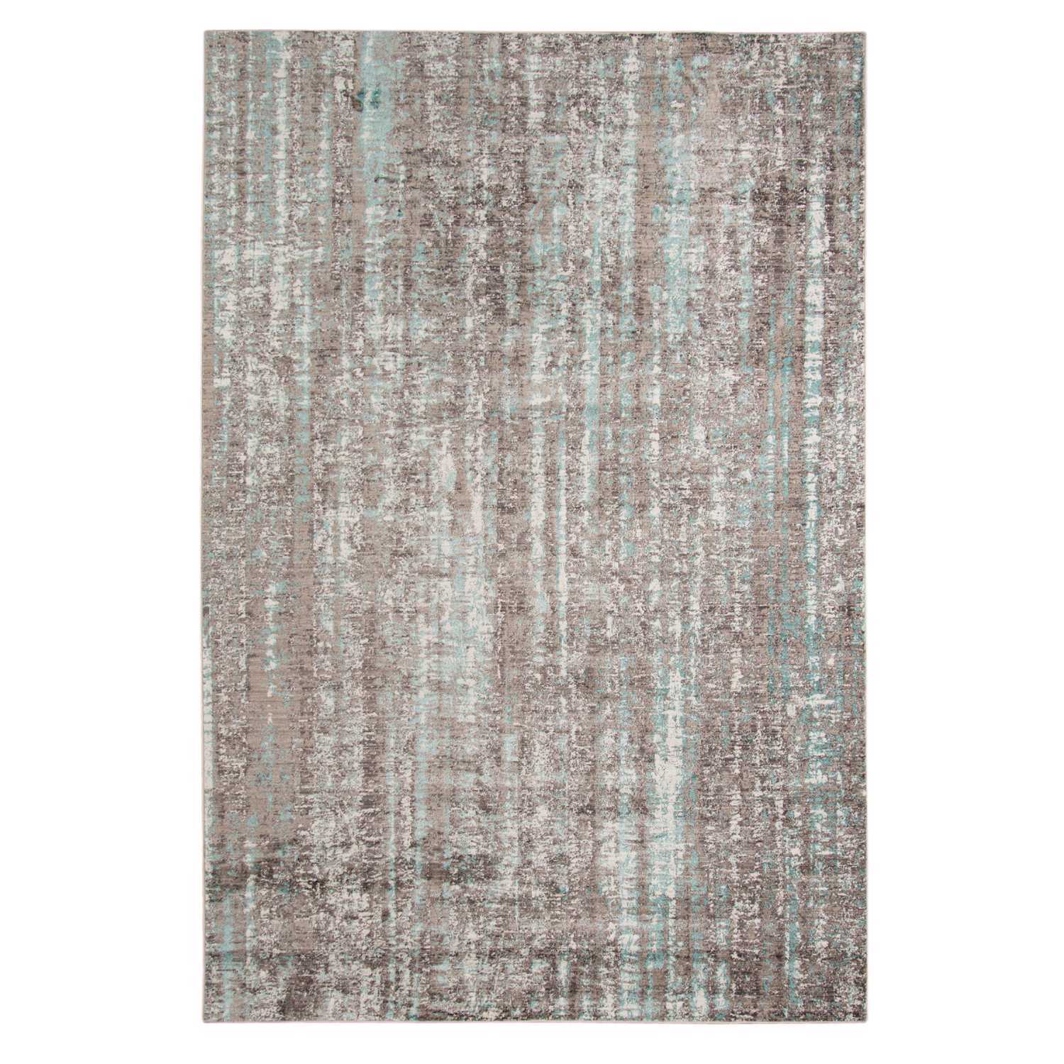 4' X 6' Gray Abstract Area Rug