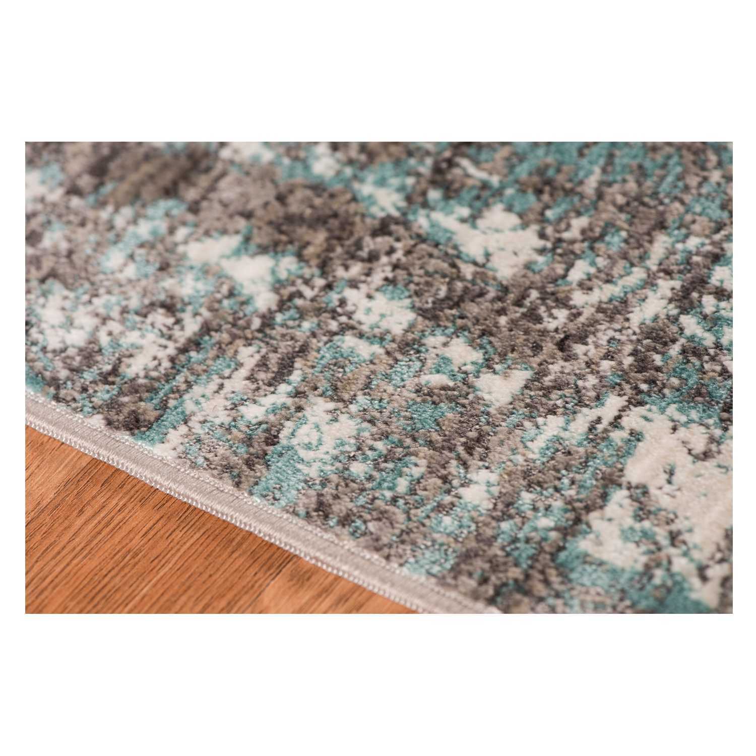 4' X 6' Gray Abstract Area Rug