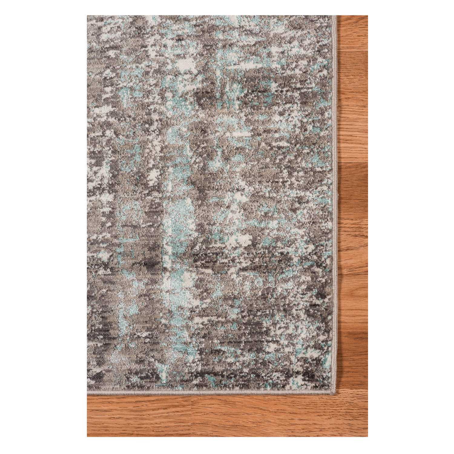 4' X 6' Gray Abstract Area Rug