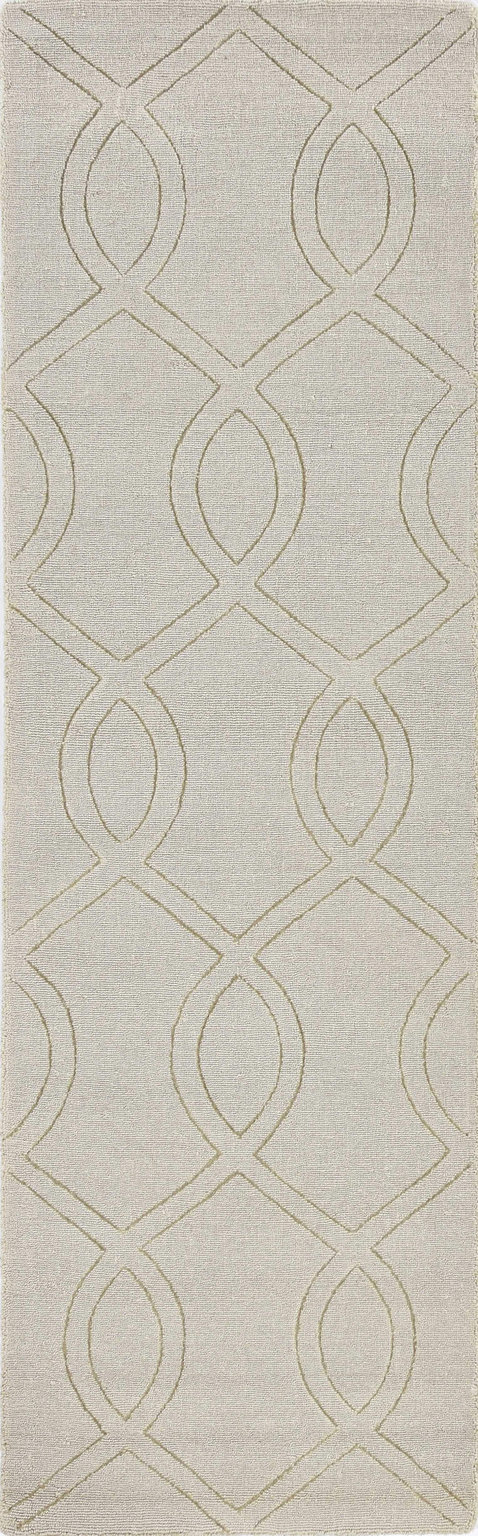 8' X 10' Beige Polyester Rug