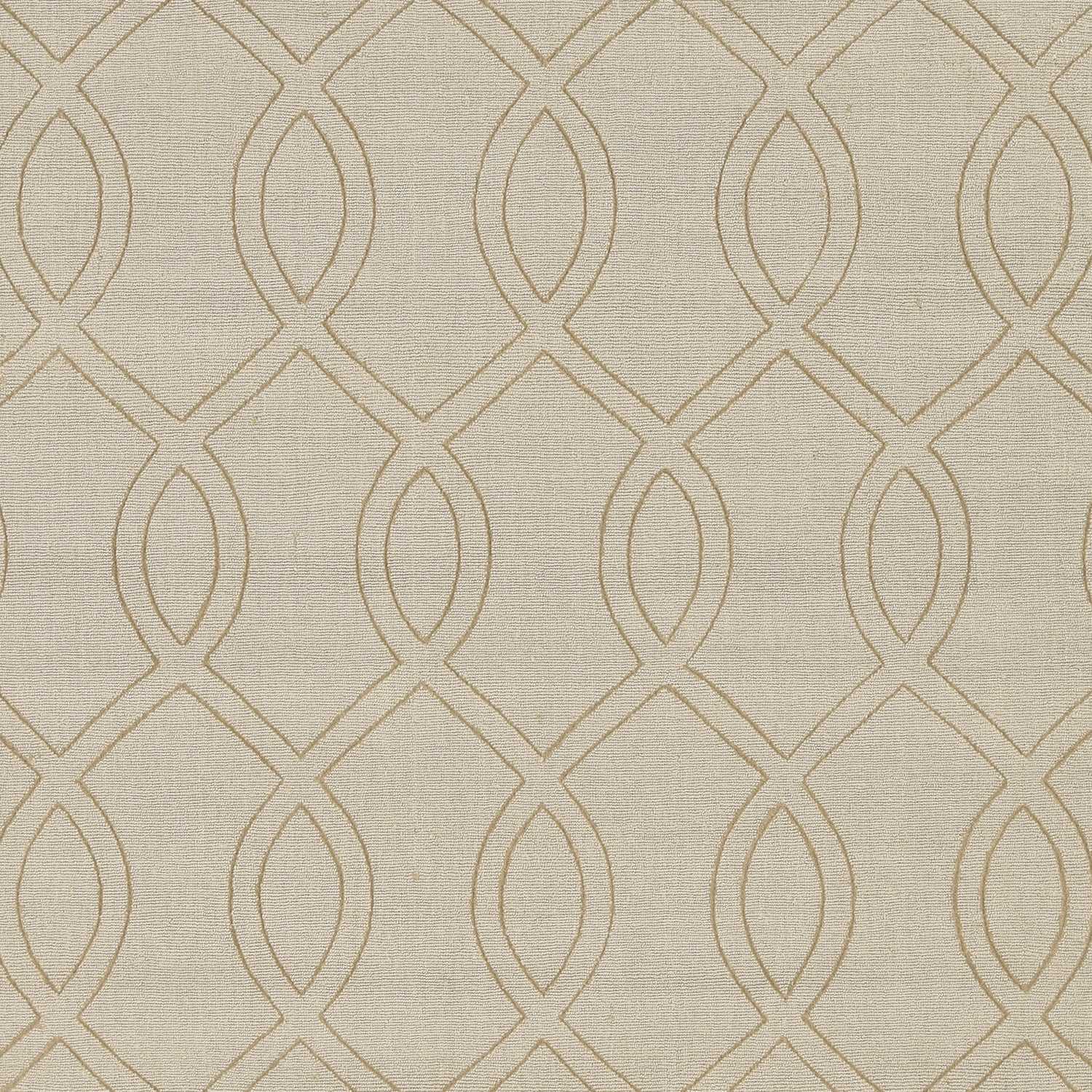 8' X 10' Beige Polyester Rug