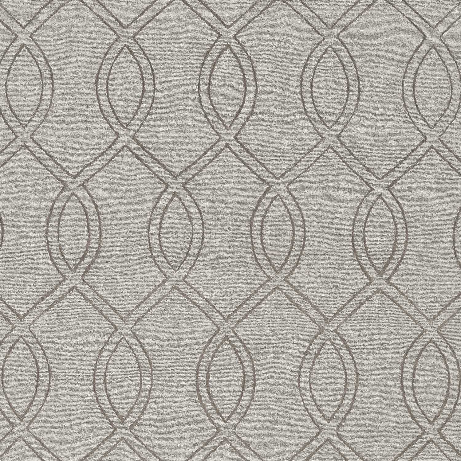 5' X 7' Taupe Polyester Rug