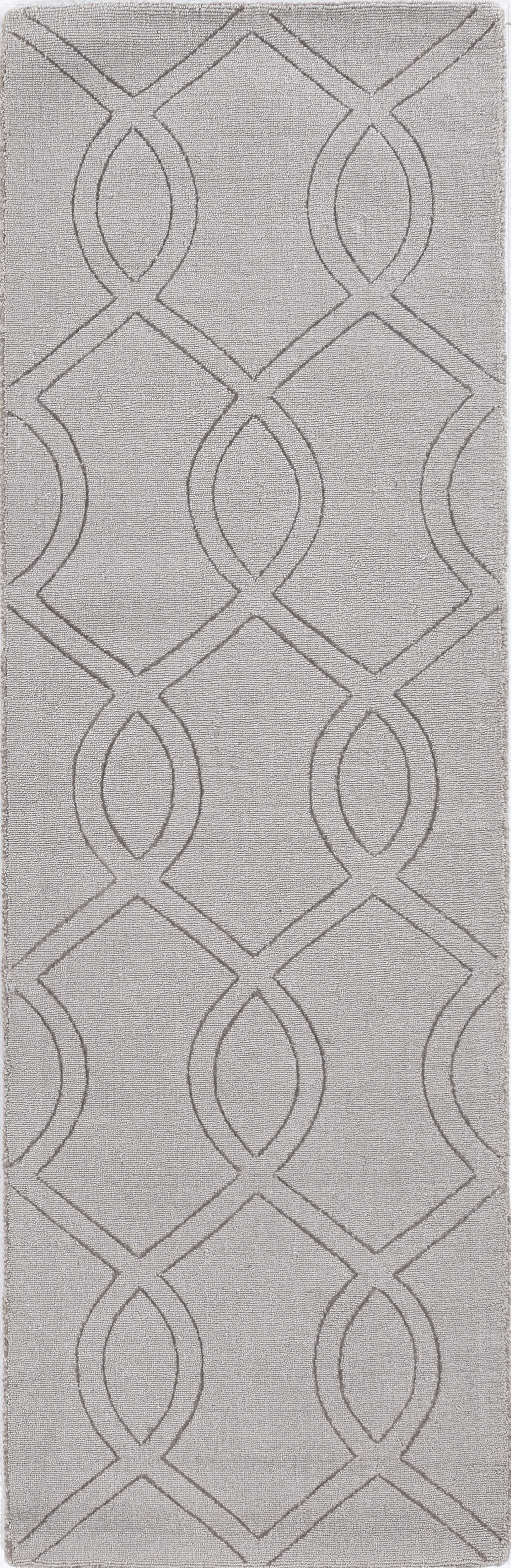 8' X 10' Taupe Polyester Rug