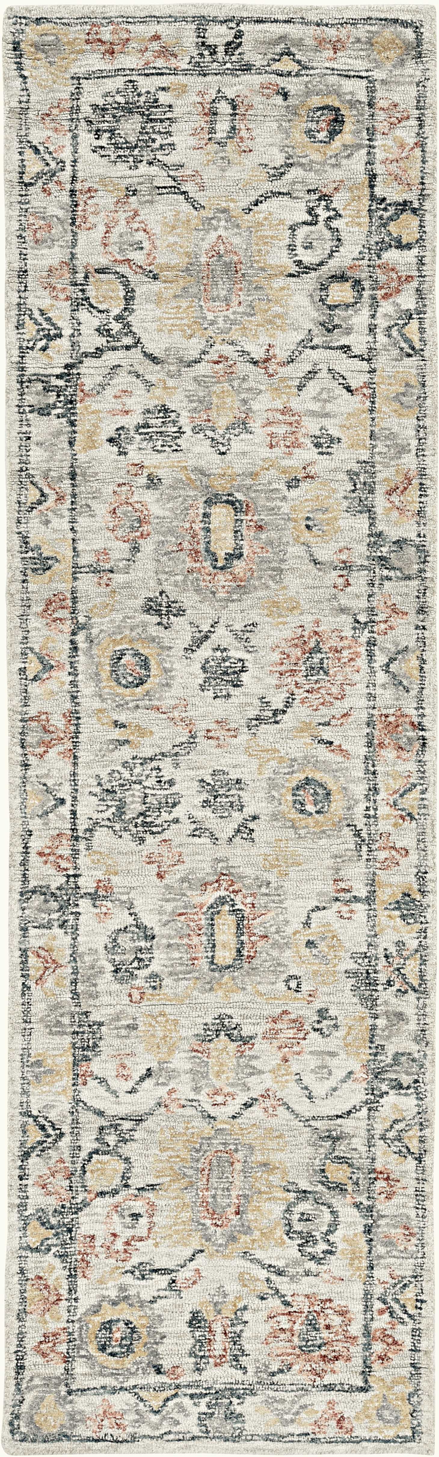 78 X 114 Ivory  Wool Rug