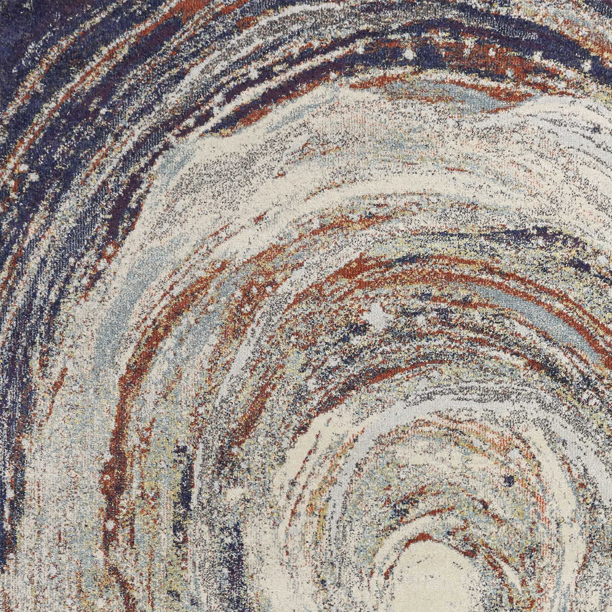 94 X 130 Ivory  Polypropylene Rug