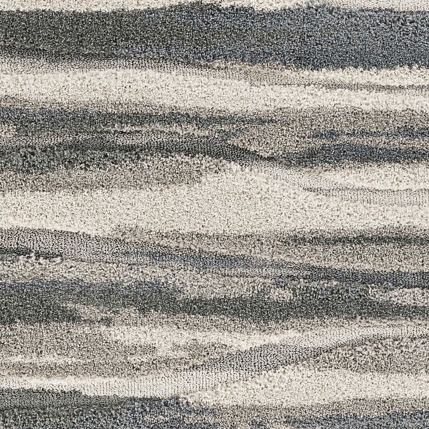 39 X 63  Grey Polypropylene Rug