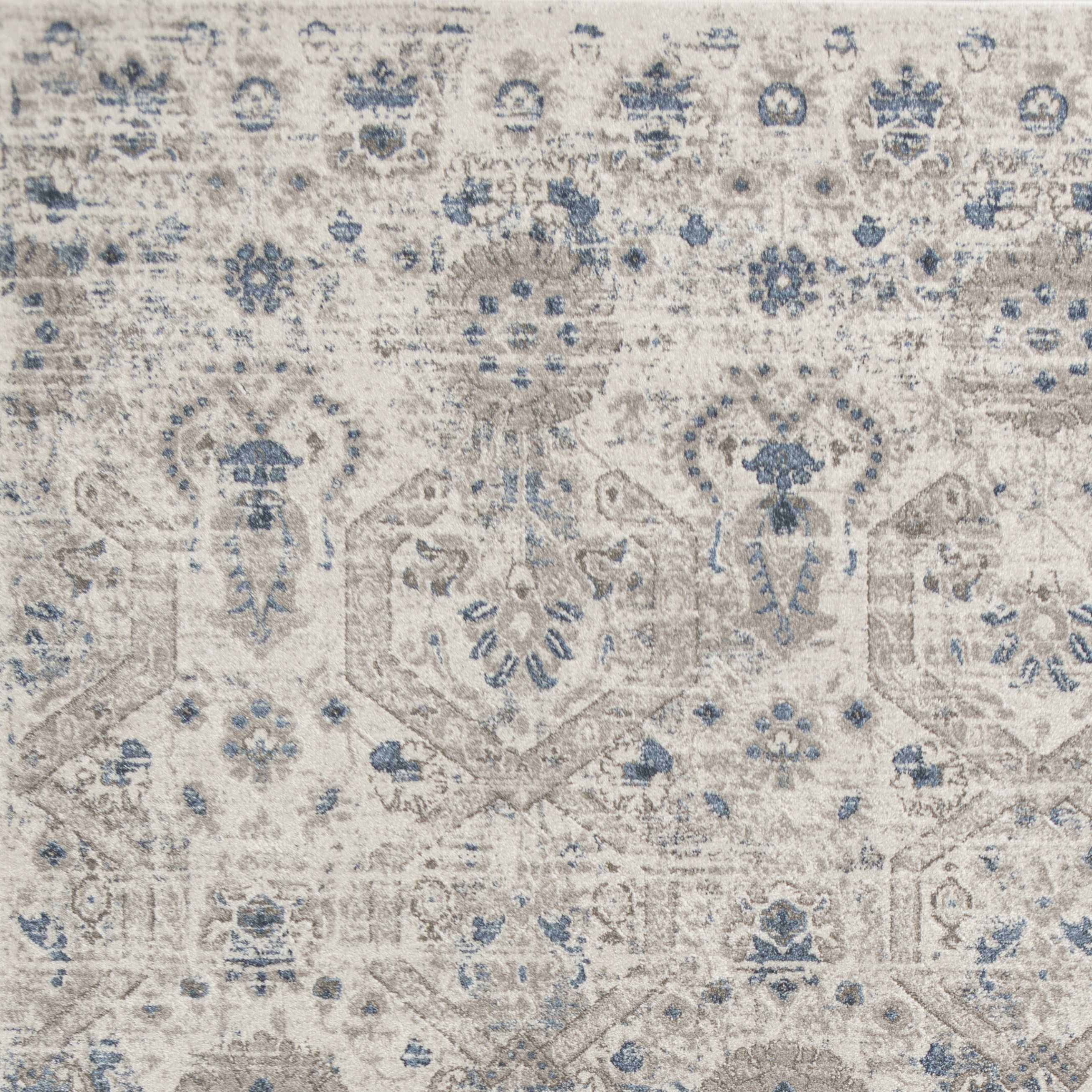 91 X 130 Ivory  Polypropylene Rug