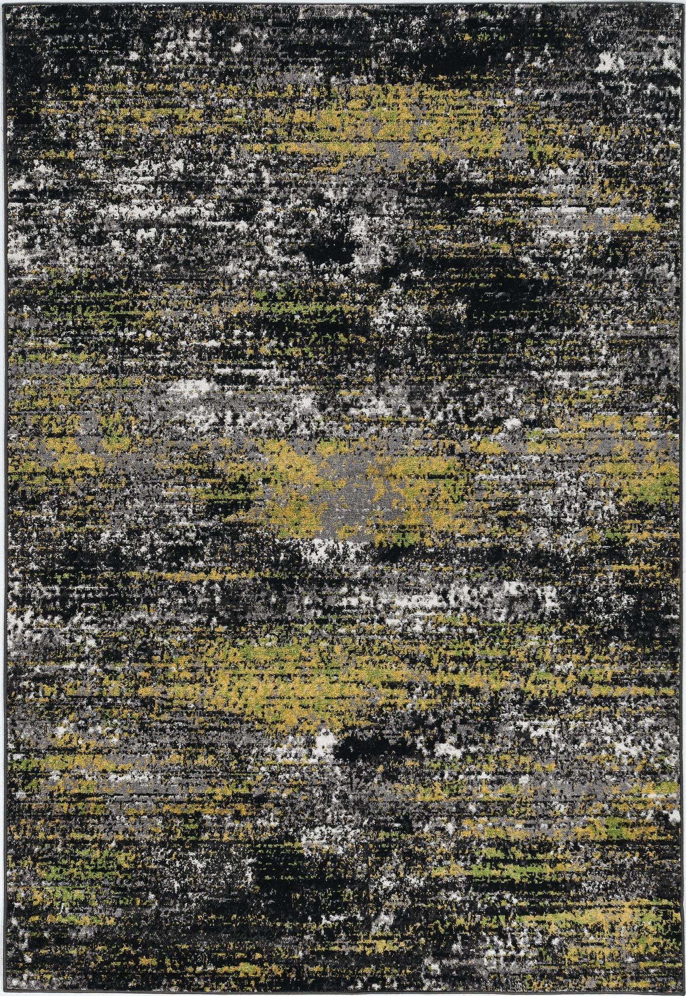 8'X11' Grey Machine Woven Abstract Industrial Style Indoor Area Rug