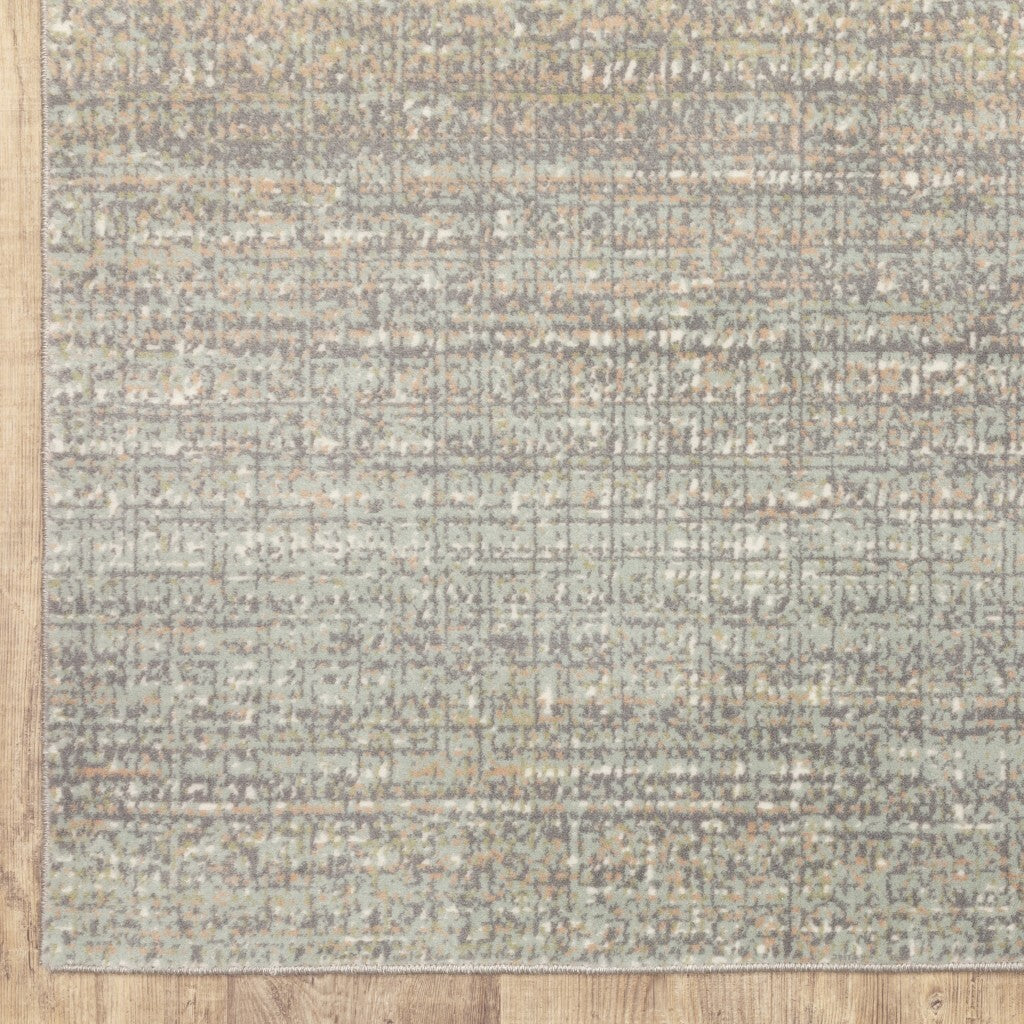 3' X 6' Gray Green Abstract Confetti Indoor Area Rug