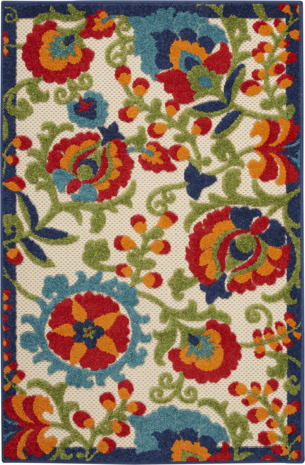 3' X 4' Mediterra Indoor Outdoor Area Rug