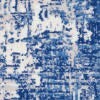 5' X 7' Blue And Ivory Abstract Splash Area Rug