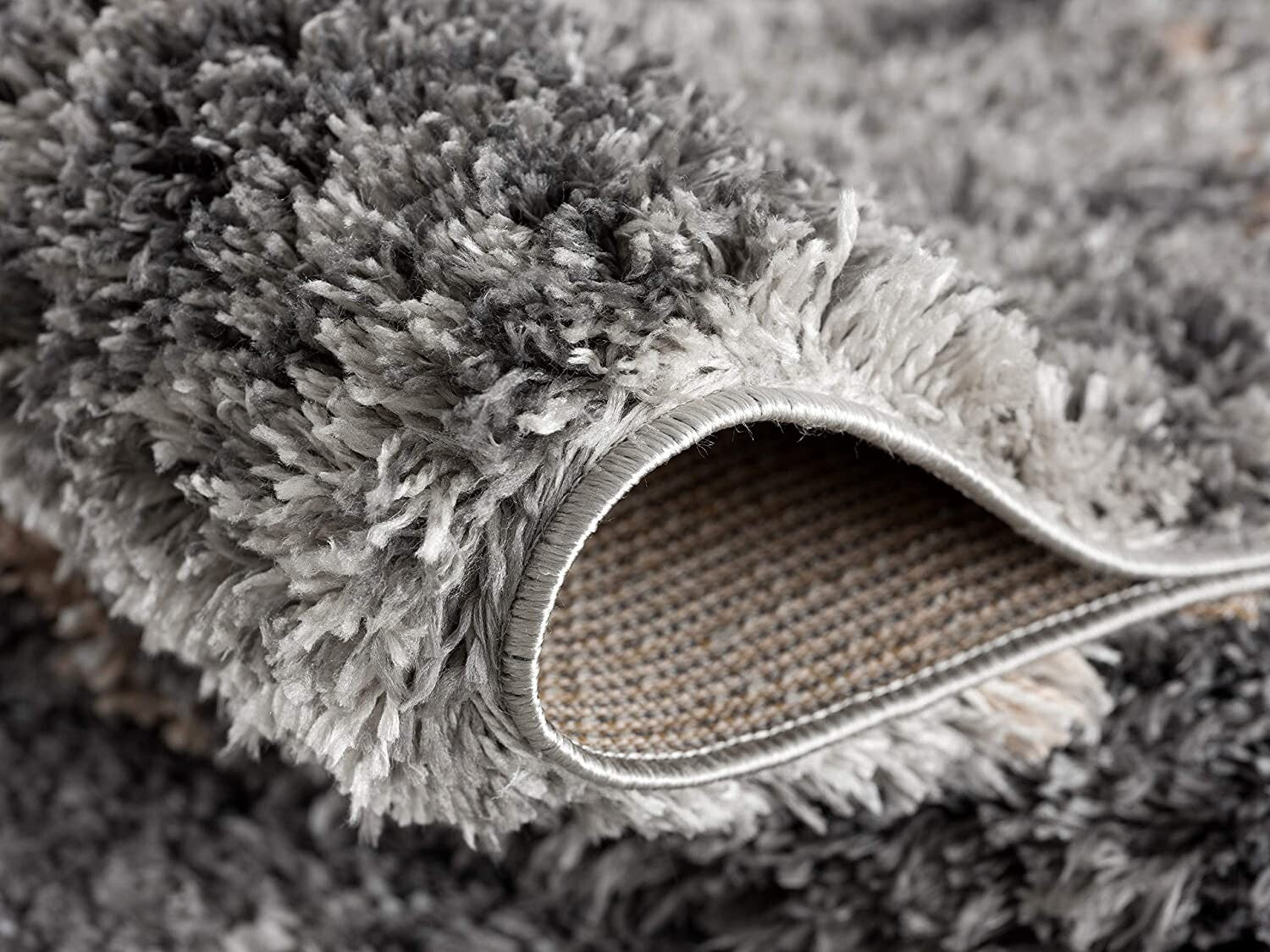 5' X 8' Gray Modern Distressed Lines Area Rug