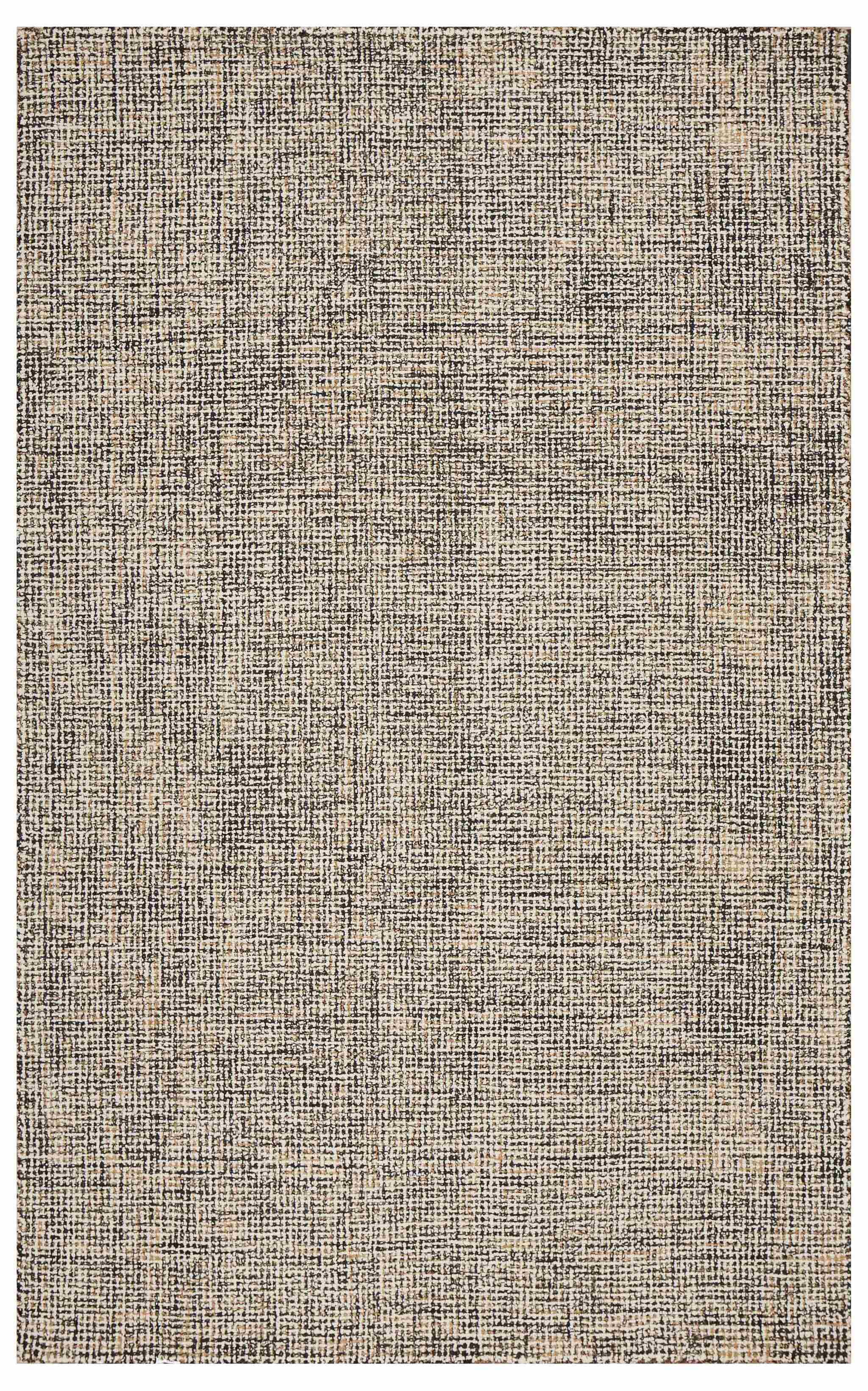 5' x 8' Charcoal Interwoven Maze Area Rug