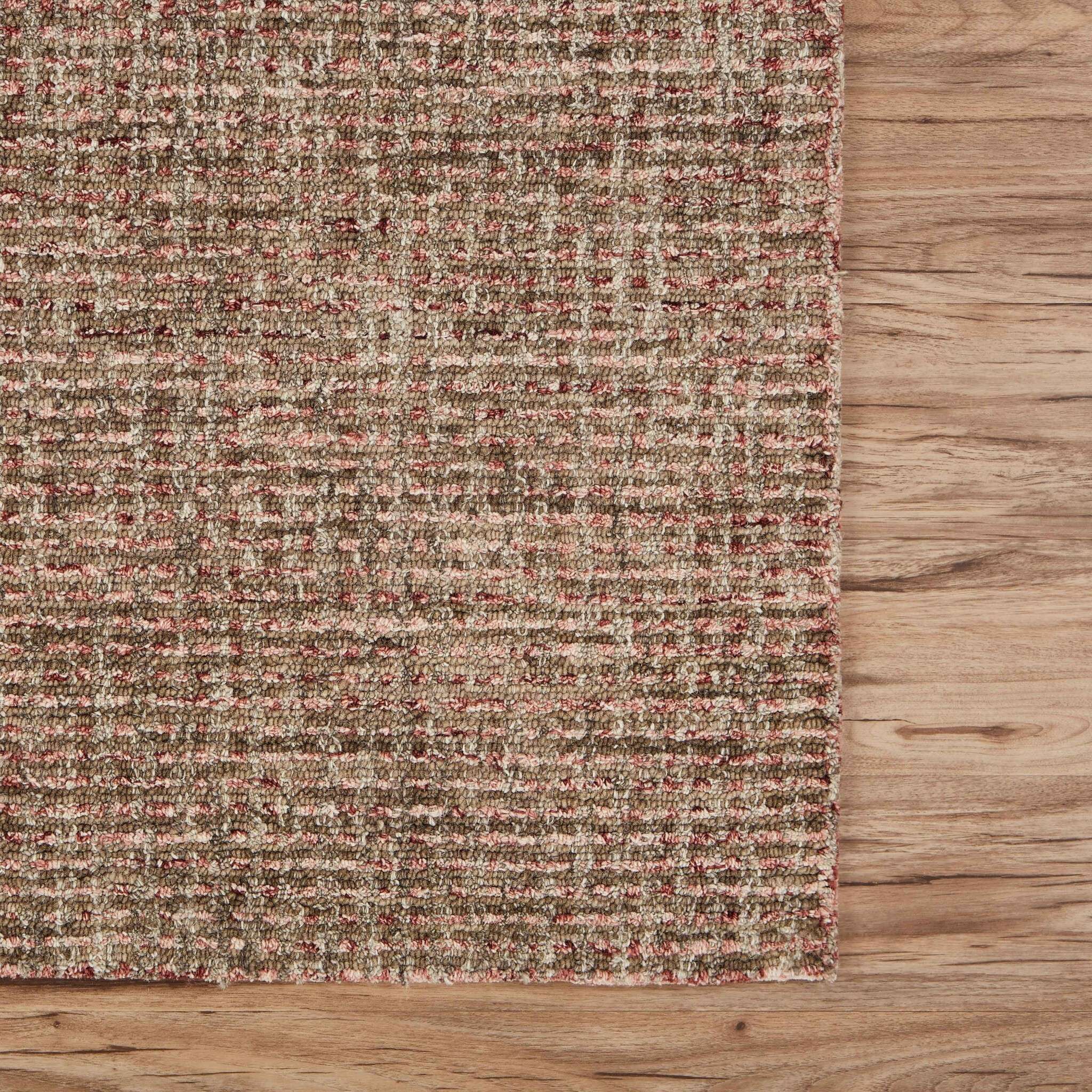 5' x 8' Brown Detailed Weave Area Rug