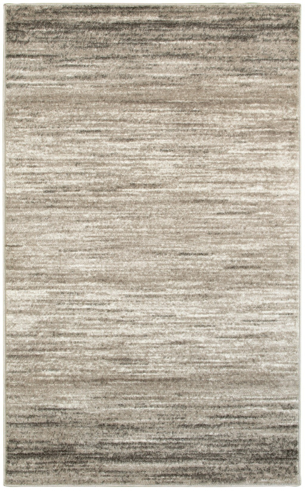 8' x 10' Beige Abstract Striations Area Rug