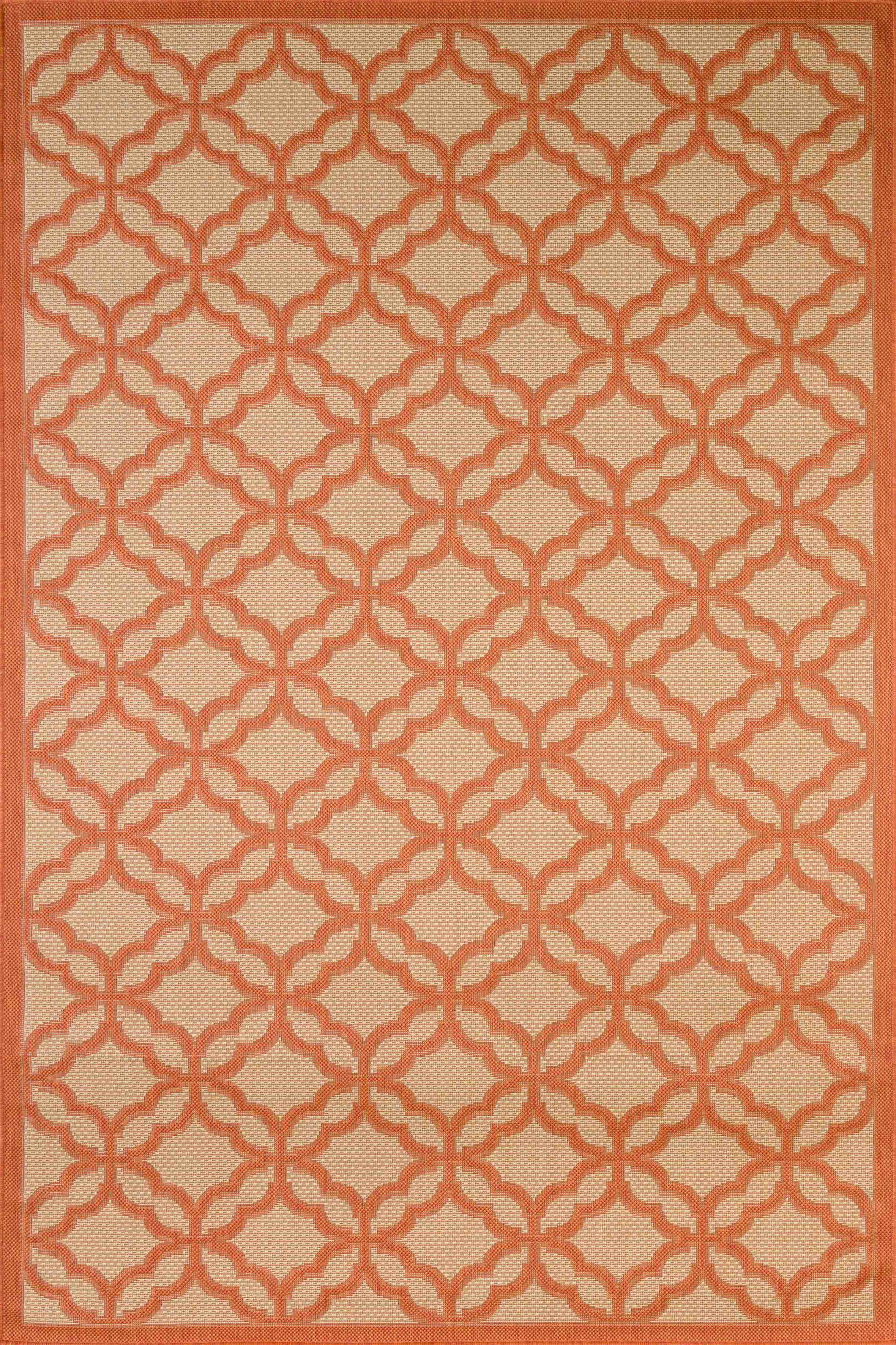Fort Trellis Indoor/Outdoor Coral Rug - Buy Rugs 