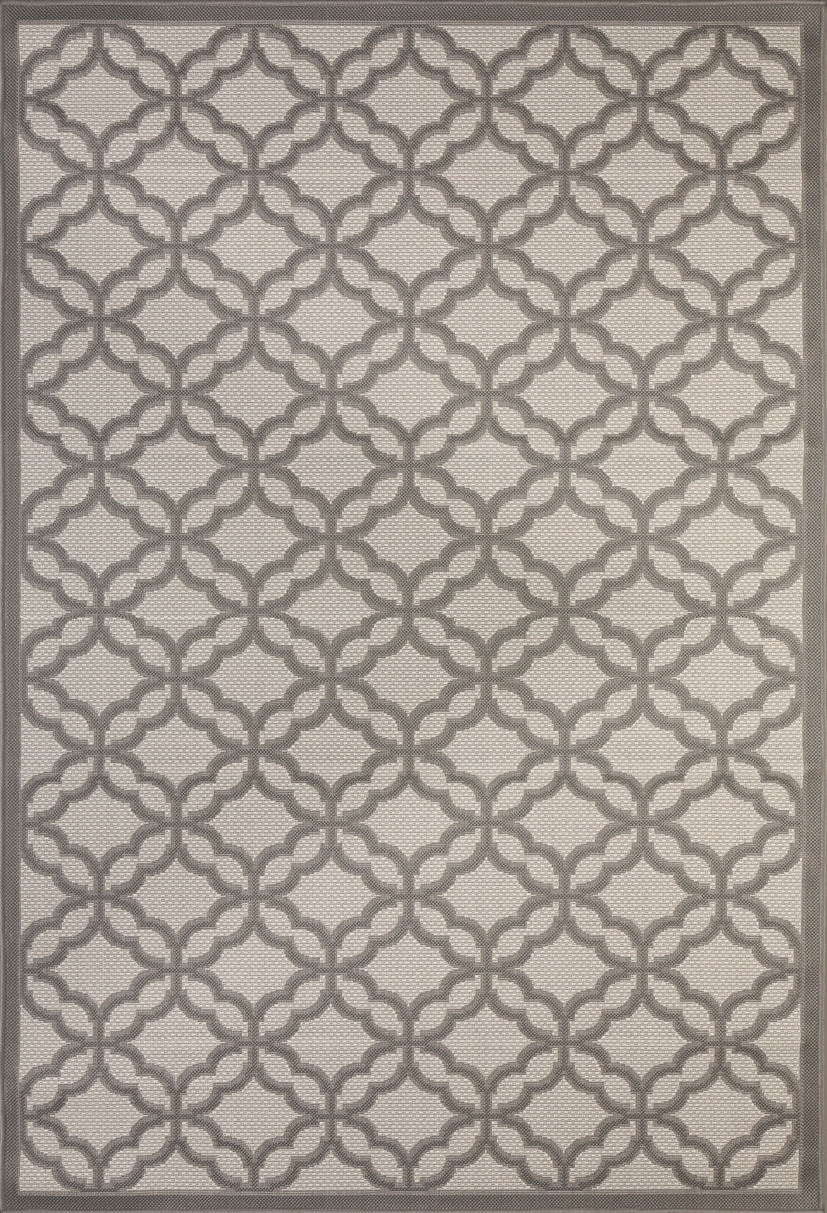 Fort Trellis Indoor/Outdoor Gray Rug