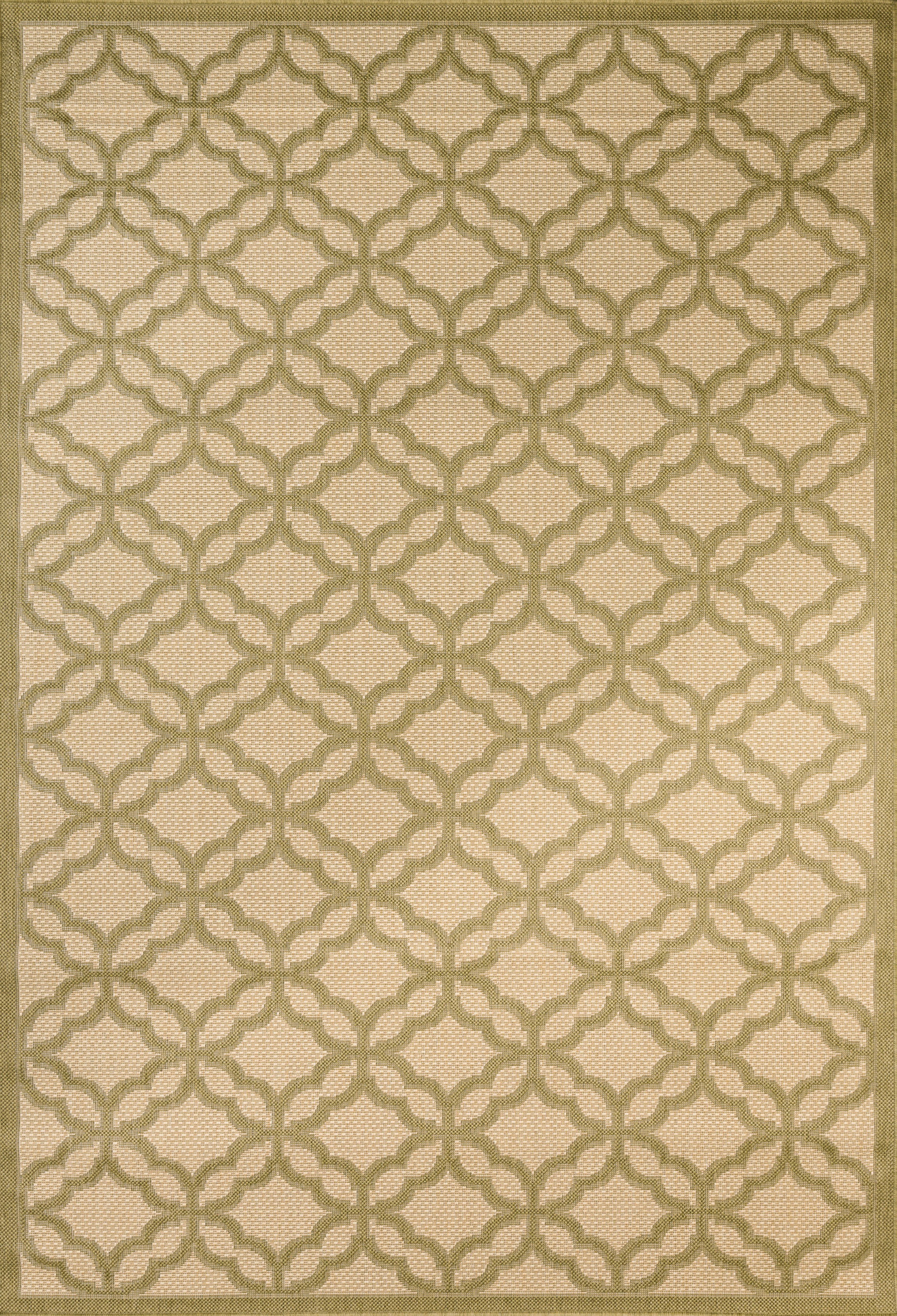 Fort Trellis Indoor/Outdoor Green Rug