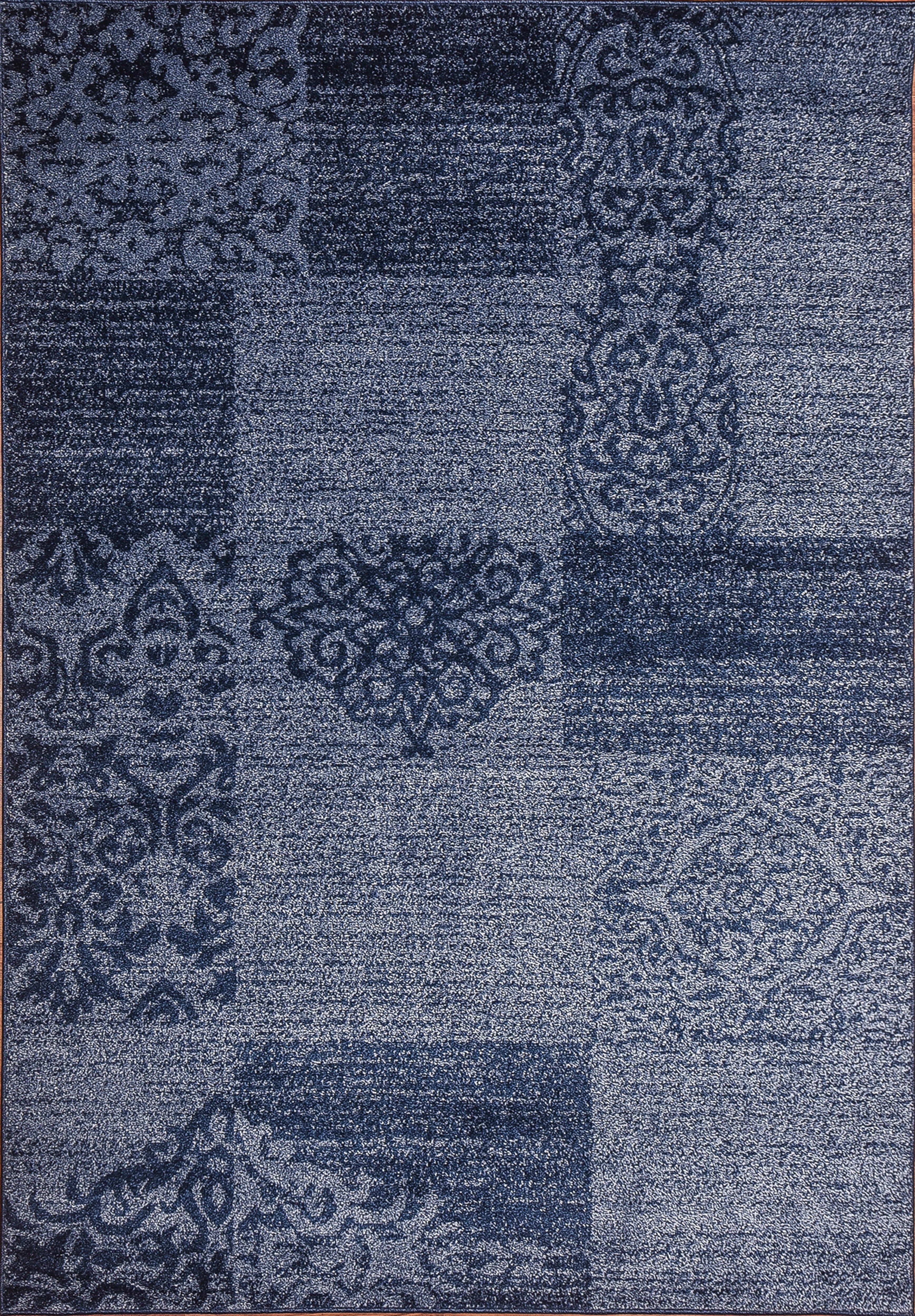 Jena Wave Blue Beige Area Rug 3 ft. by 5 ft.