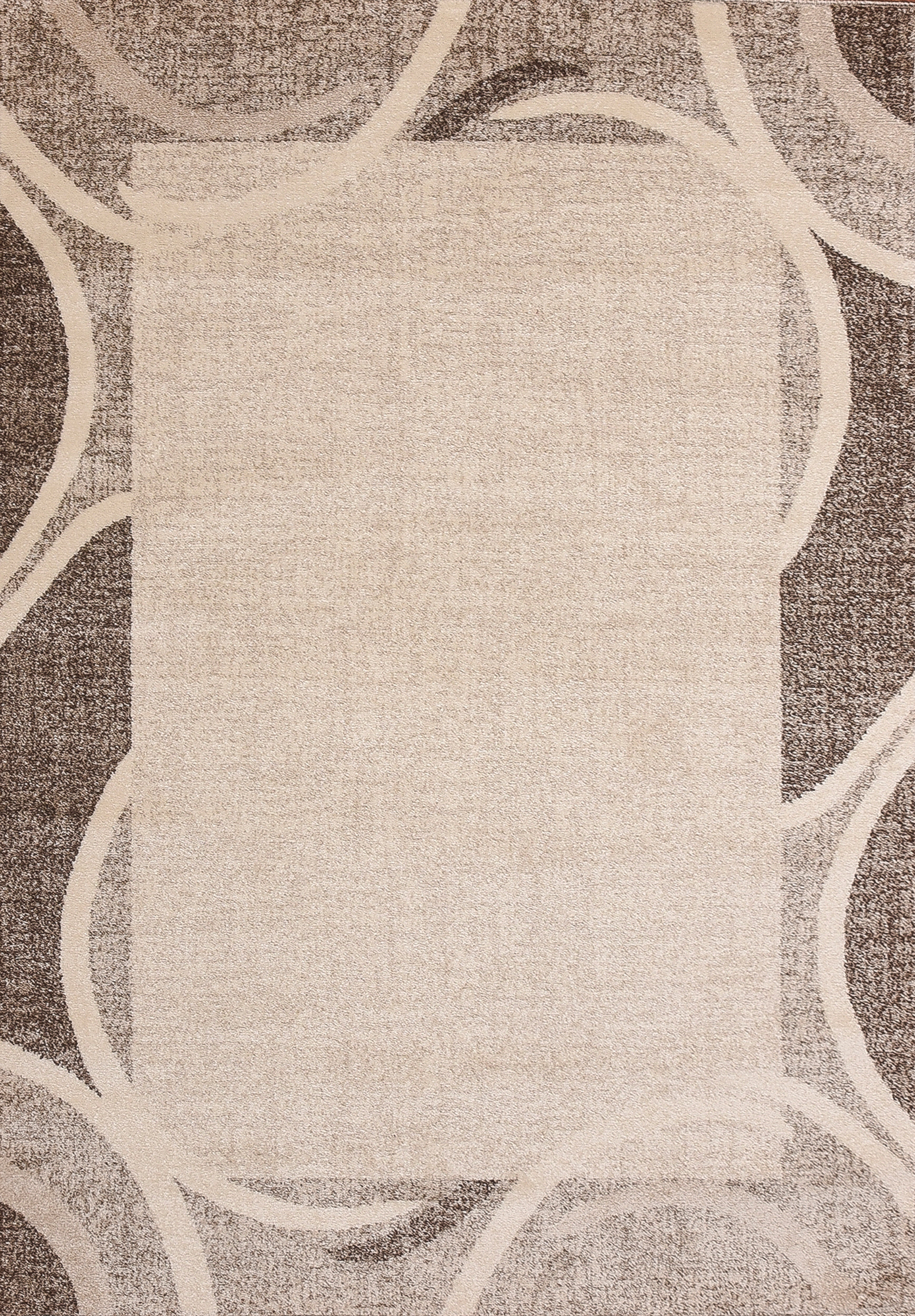 Ocean Crest Brown Beige Area Rug 5 ft. by 7 ft.