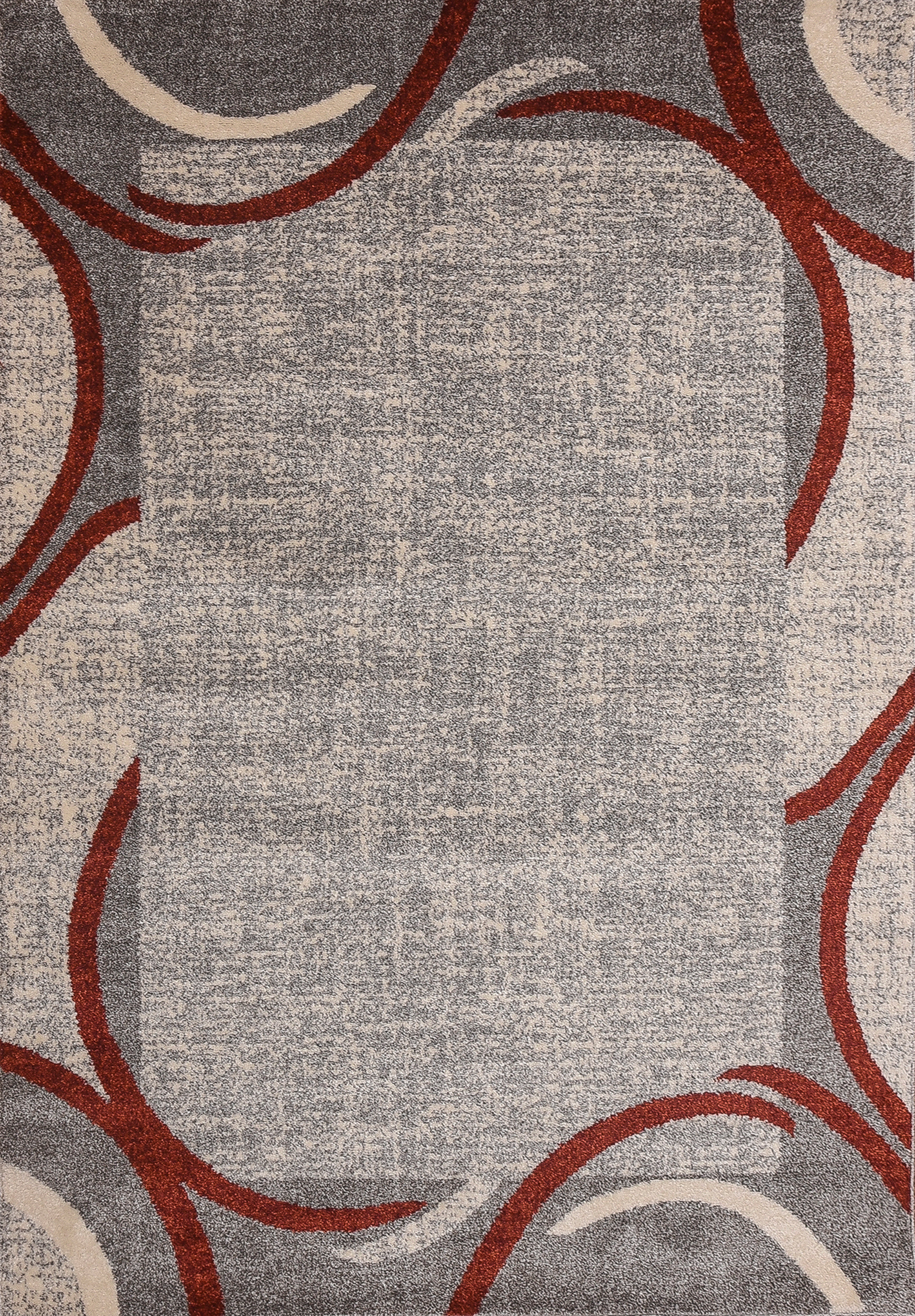 Ocean Crest Red Beige Area Rug 5 ft. by 7 ft.