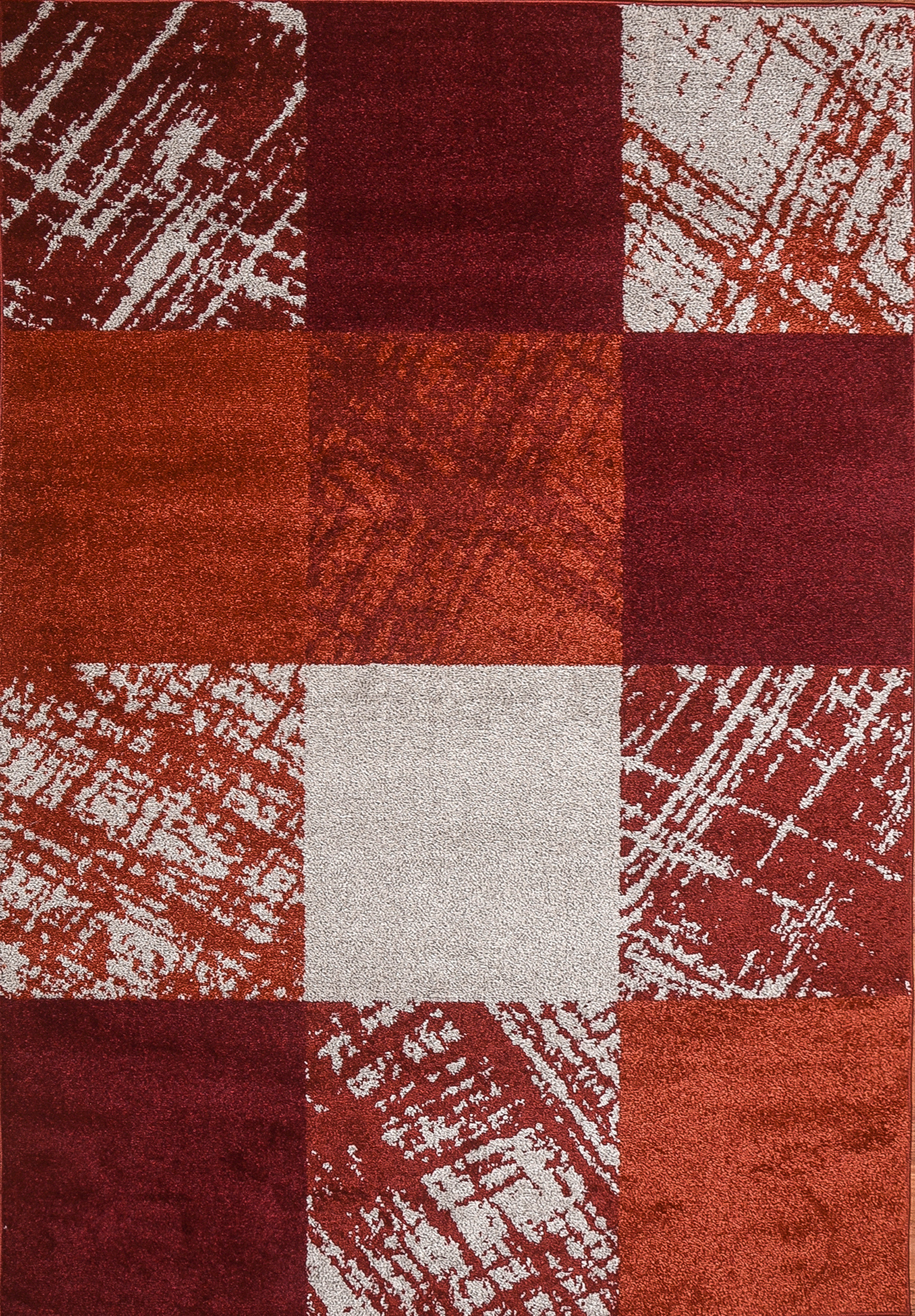 Caramel Drizzle Red Beige Area Rug 3 ft. by 5 ft.